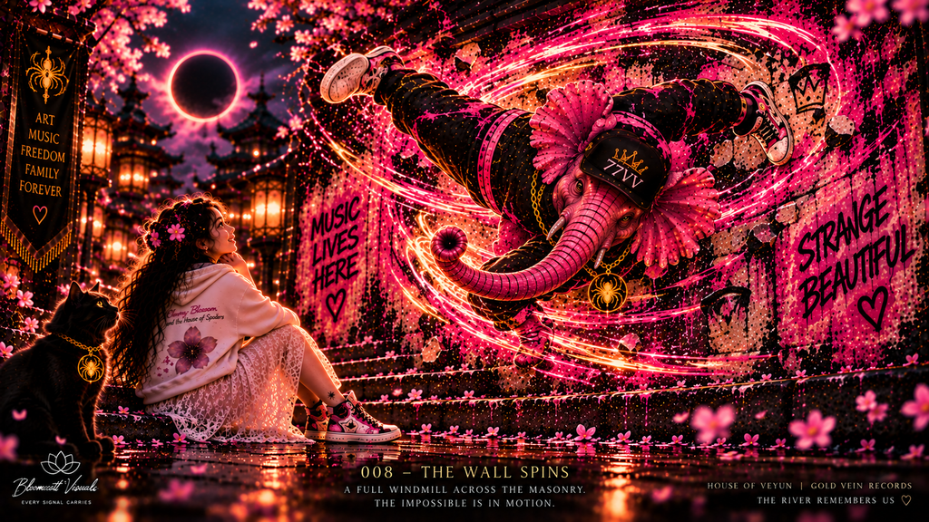 CBE|HS “Lioren” Pink Elephant Break Dancing on a Wall Video (Official Hoodie )