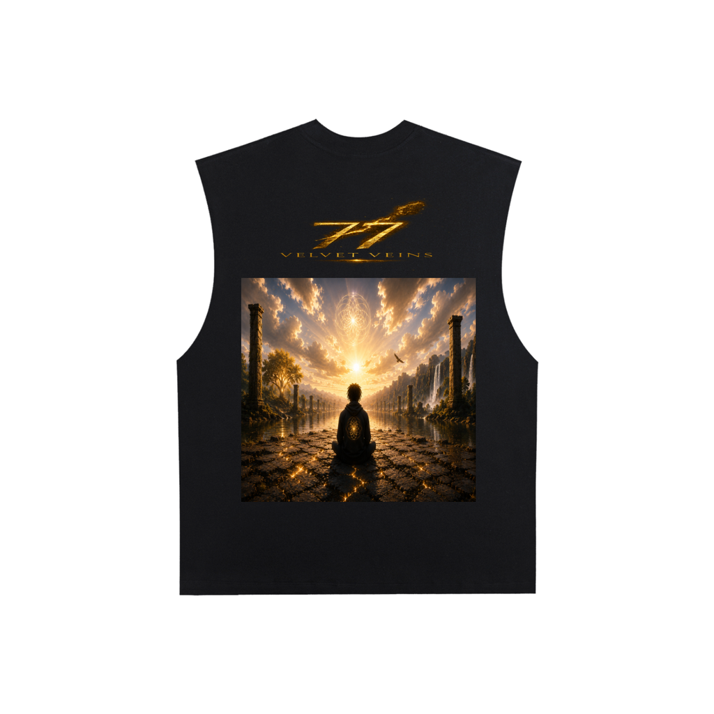 Bloomcast SIGNAL  Zero Transmission.001 77 VV Before NIRVANA ( afternoon sun) Raw Edge Tank Top