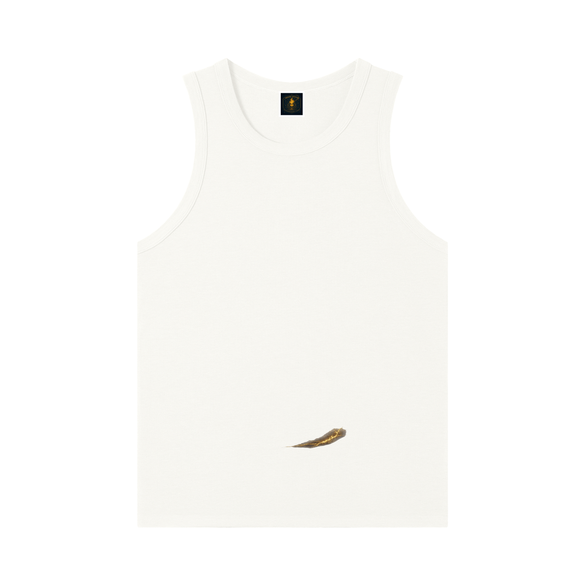 Men's Gold Vein Records Luxury Ribbed Tank Top
