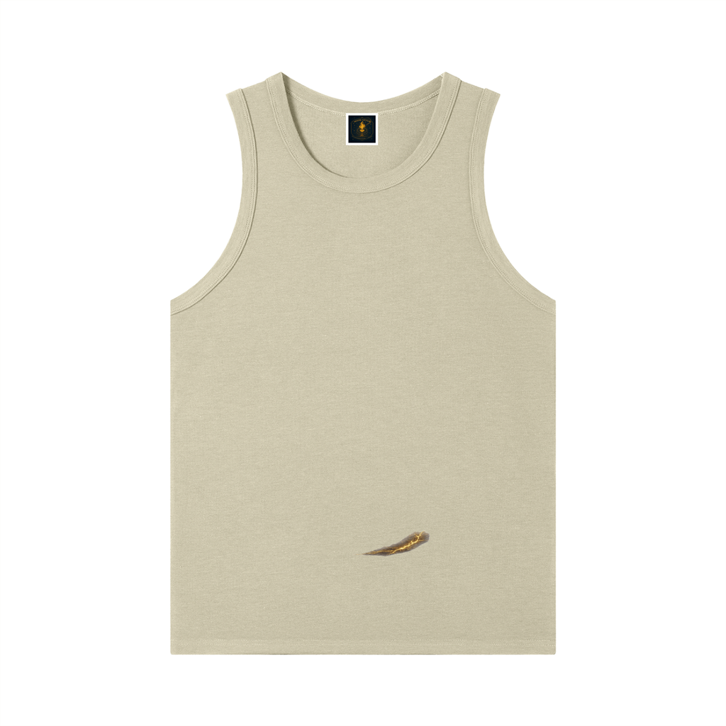 Men's Gold Vein Records Luxury Ribbed Tank Top