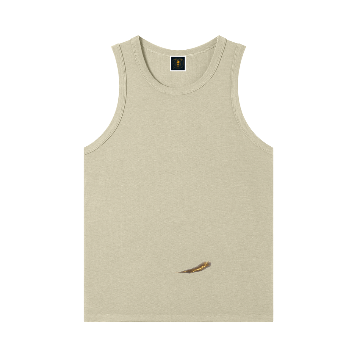 Men's Gold Vein Records Luxury Ribbed Tank Top