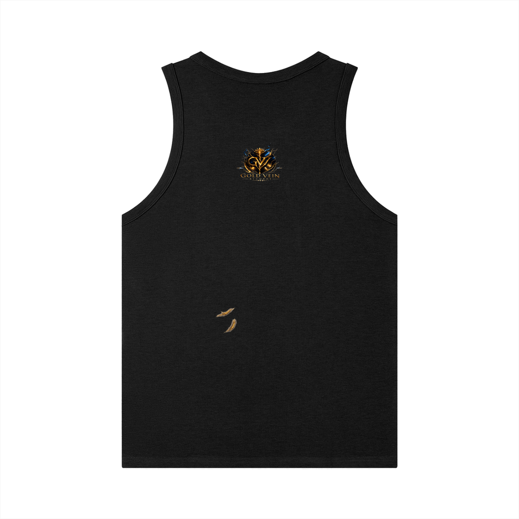 Men's Gold Vein Records Luxury Ribbed Tank Top