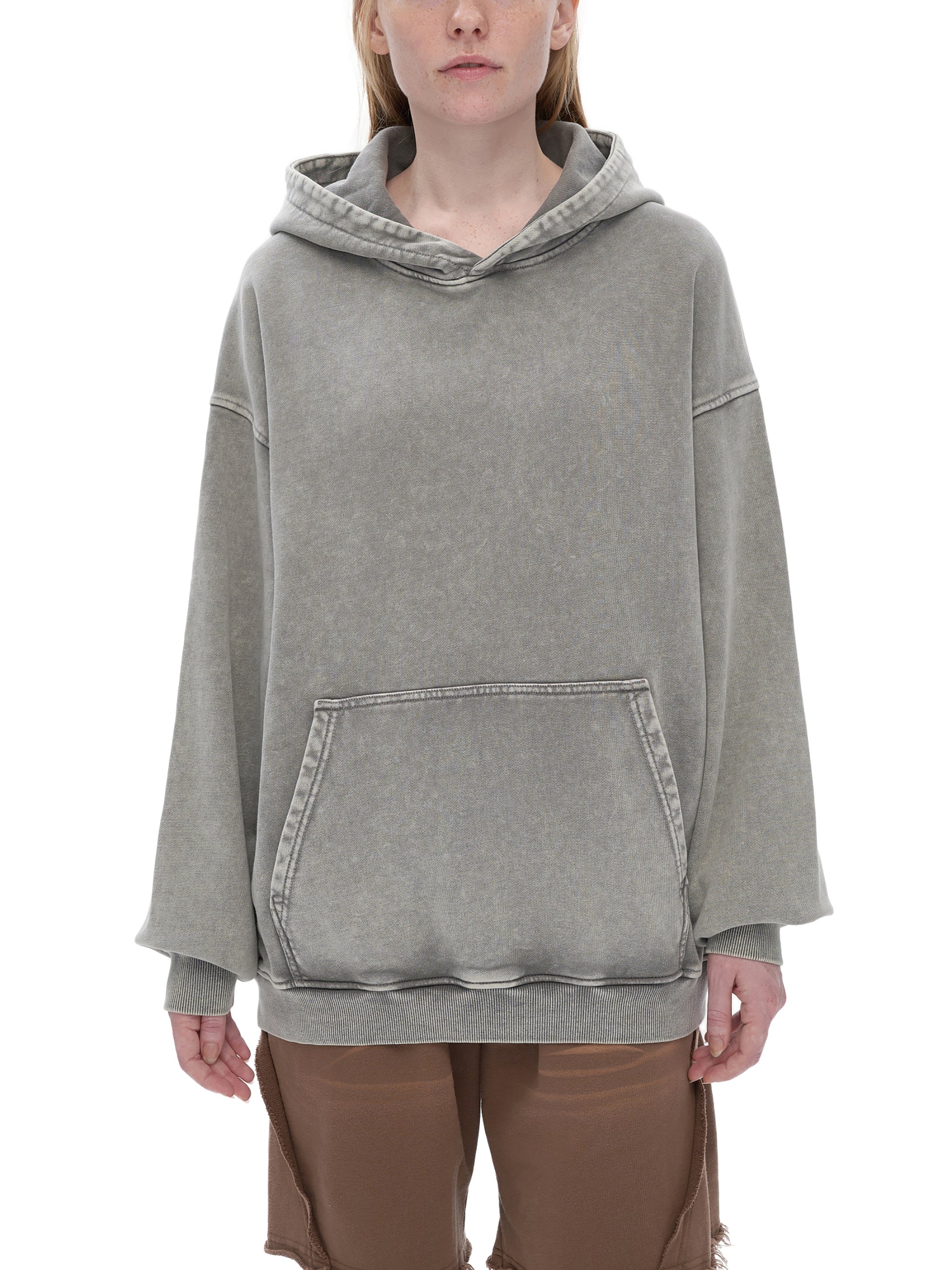 77 VV Iconic Little Worm (What are you thinking?) Garden Snow Washed Hoodie