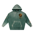 Bloomcast SIGNAL Zero Transmission.001 (Halo and Hidden Nirvana Smile) Vintage Sun Frayed Hoodie