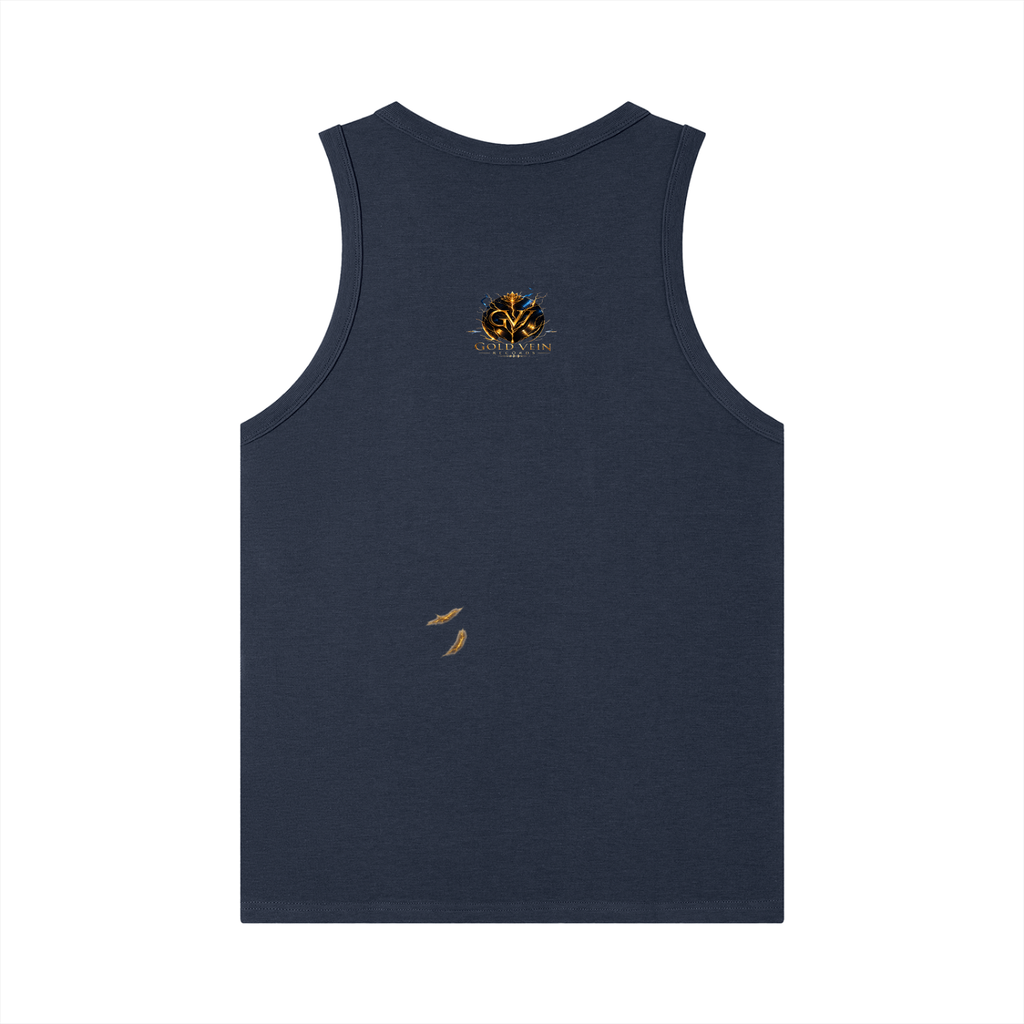 Men's Gold Vein Records Luxury Ribbed Tank Top