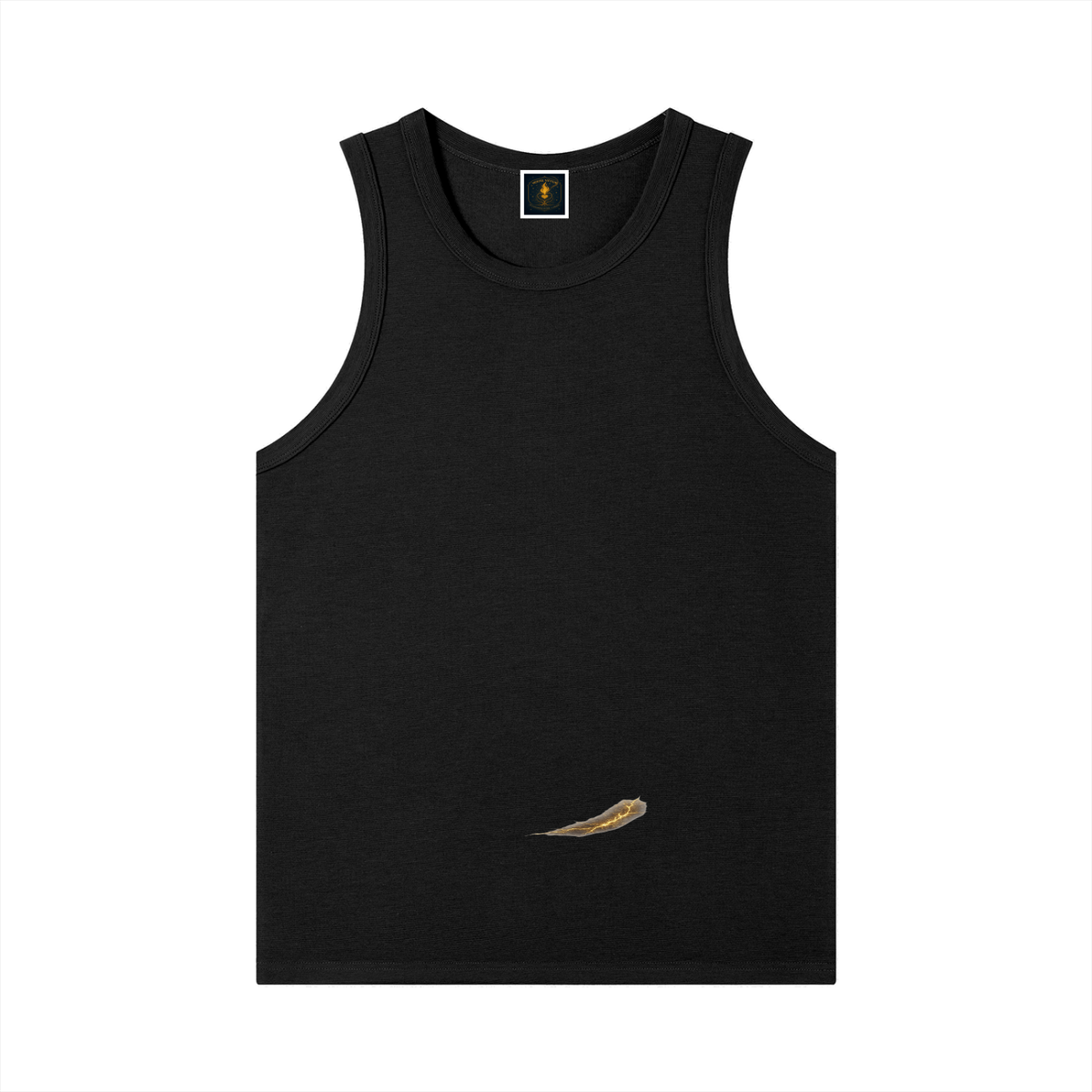Men's Gold Vein Records Luxury Ribbed Tank Top