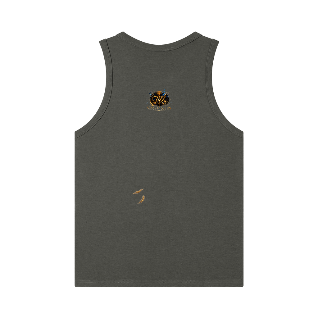 Men's Gold Vein Records Luxury Ribbed Tank Top