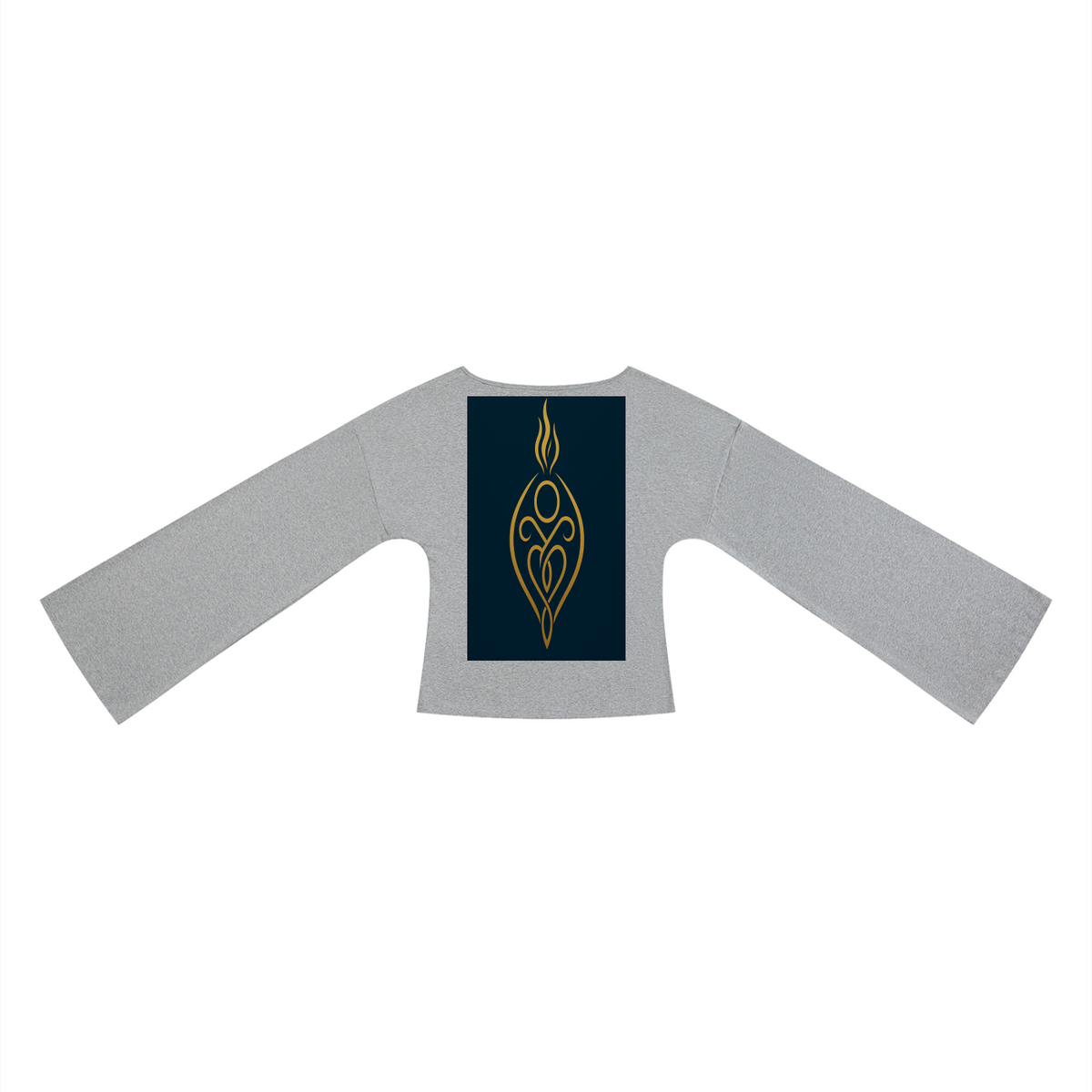 Garden GLYPHS ( Curves Flowers hArt ) Veyunic Women’s Bell Sleeve Tee