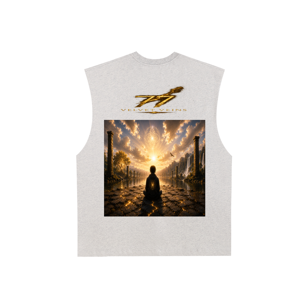 Bloomcast SIGNAL  Zero Transmission.001 77 VV Before NIRVANA ( afternoon sun) Raw Edge Tank Top