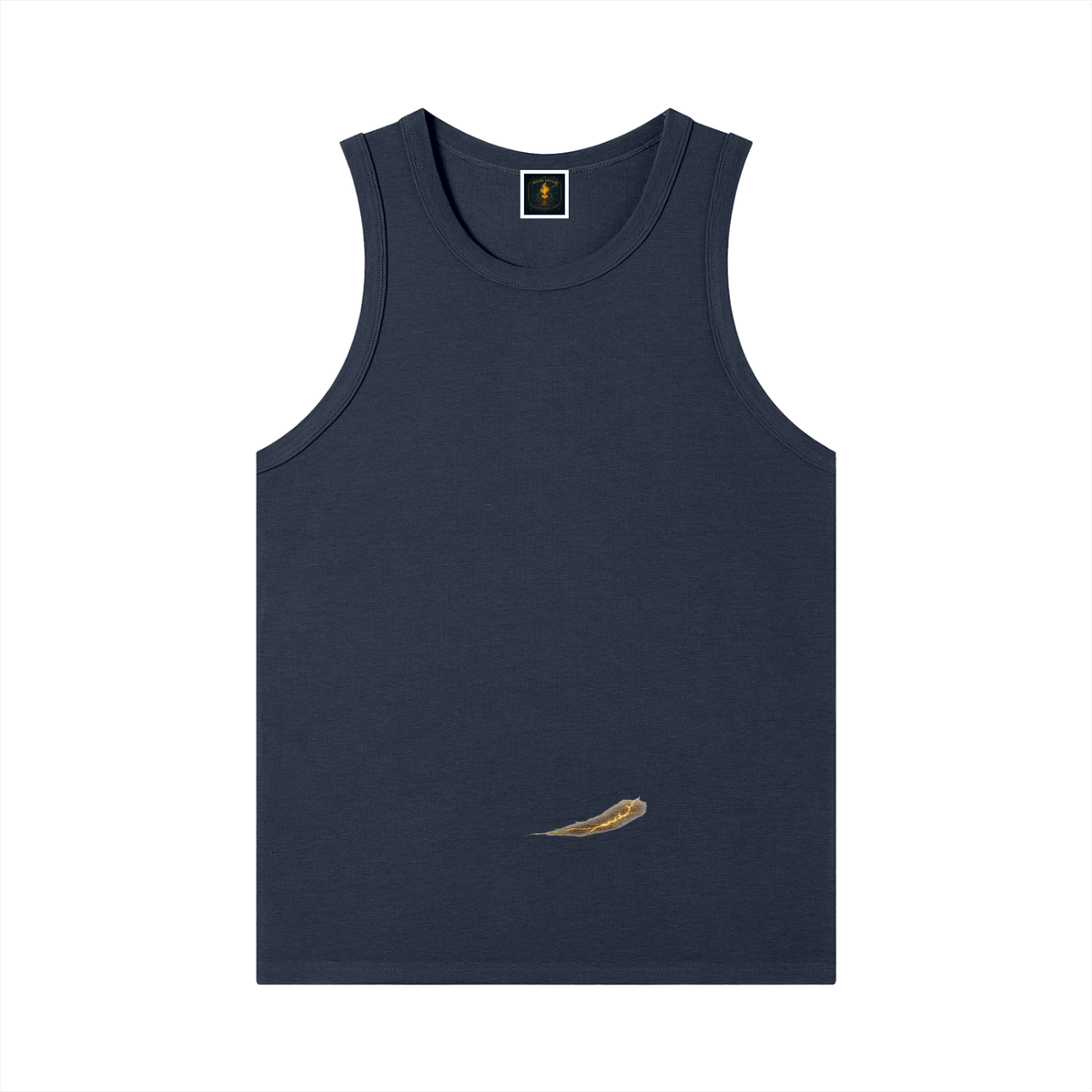 Men's Gold Vein Records Luxury Ribbed Tank Top