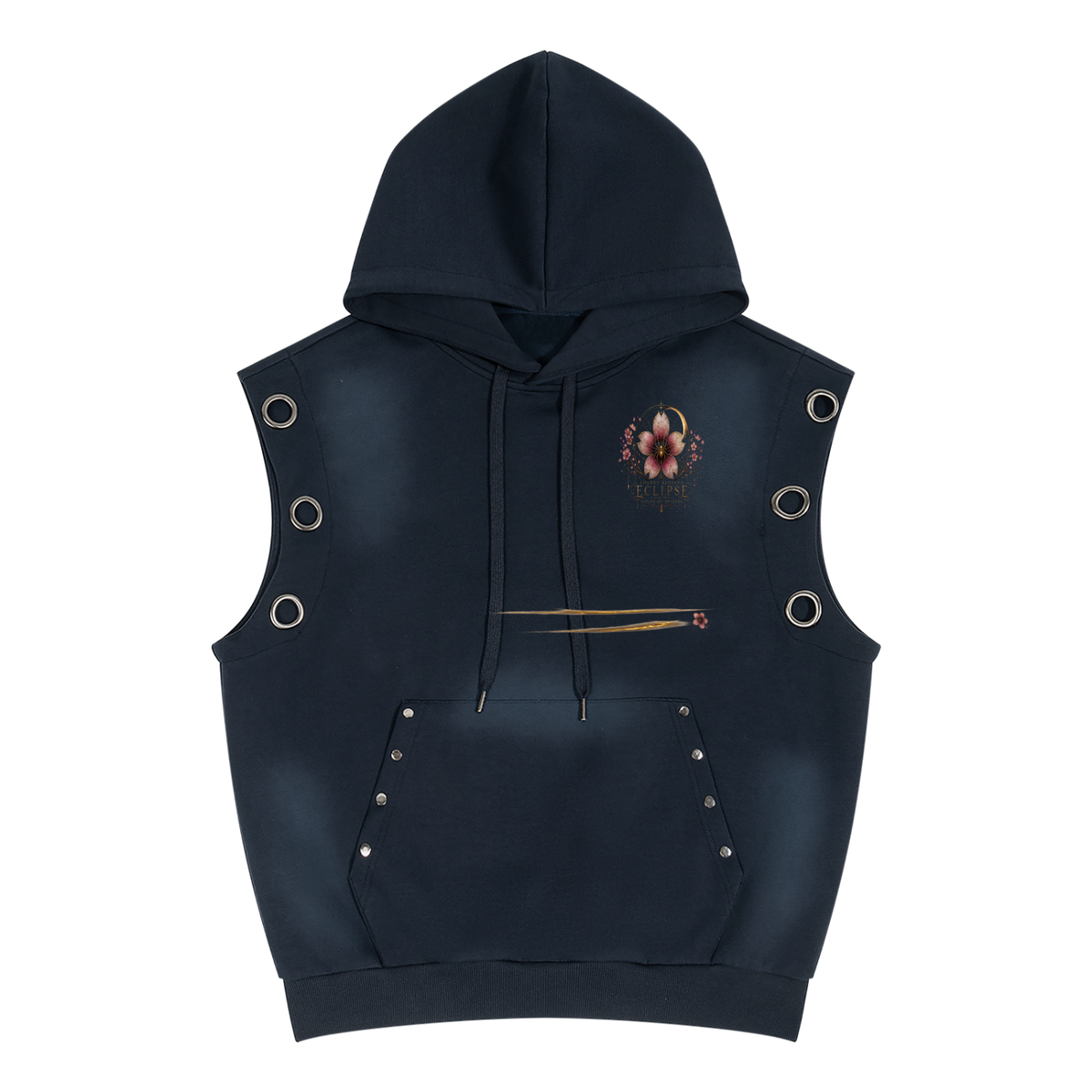 CBE|HS Mr. Pink Vintage Toy  Eclipse Fade Sleeveless Hoodie