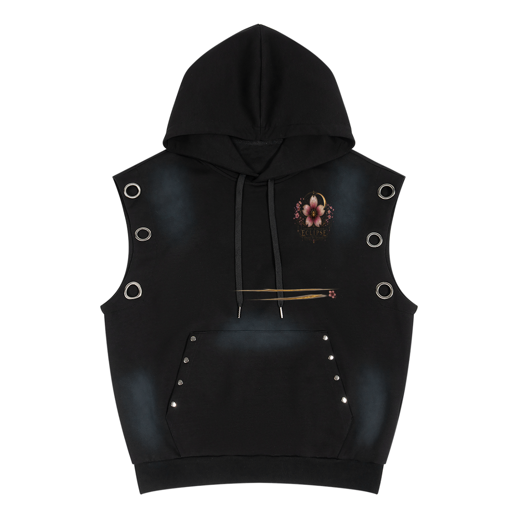 CBE|HS Mr. Pink Vintage Toy  Eclipse Fade Sleeveless Hoodie